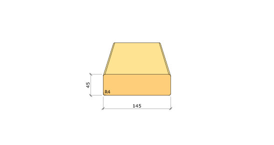 45X145 K-VIRKE C24 GRAN 3,6M - 
